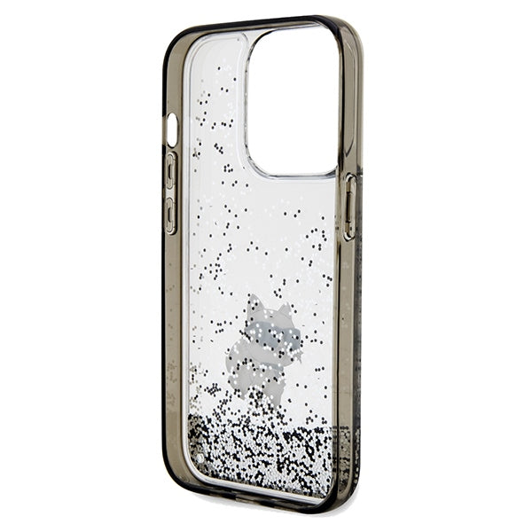 Karl Lagerfeld Choupette dėklas iPhone 14 Pro – skaidrus