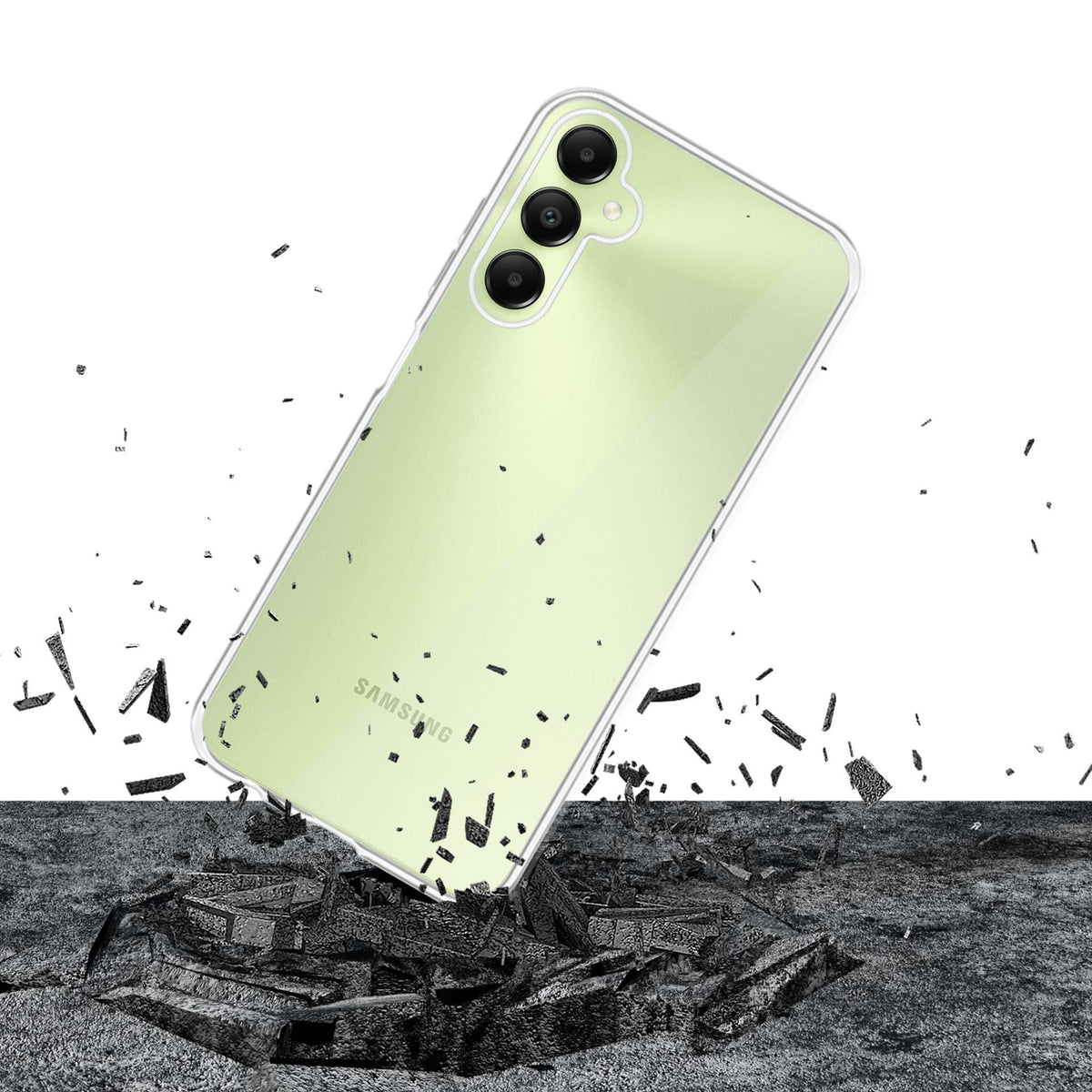 3mk Skaidrus Samsung Galaxy dėklas A05S - skaidrus -- Cell phone cases and covers