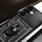 Hybrid Armor Camshield dėklas Samsung Galaxy S24+ – juodas