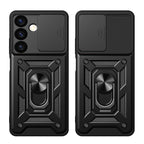 Hybrid Armor Camshield dėklas Samsung Galaxy S24+ – juodas
