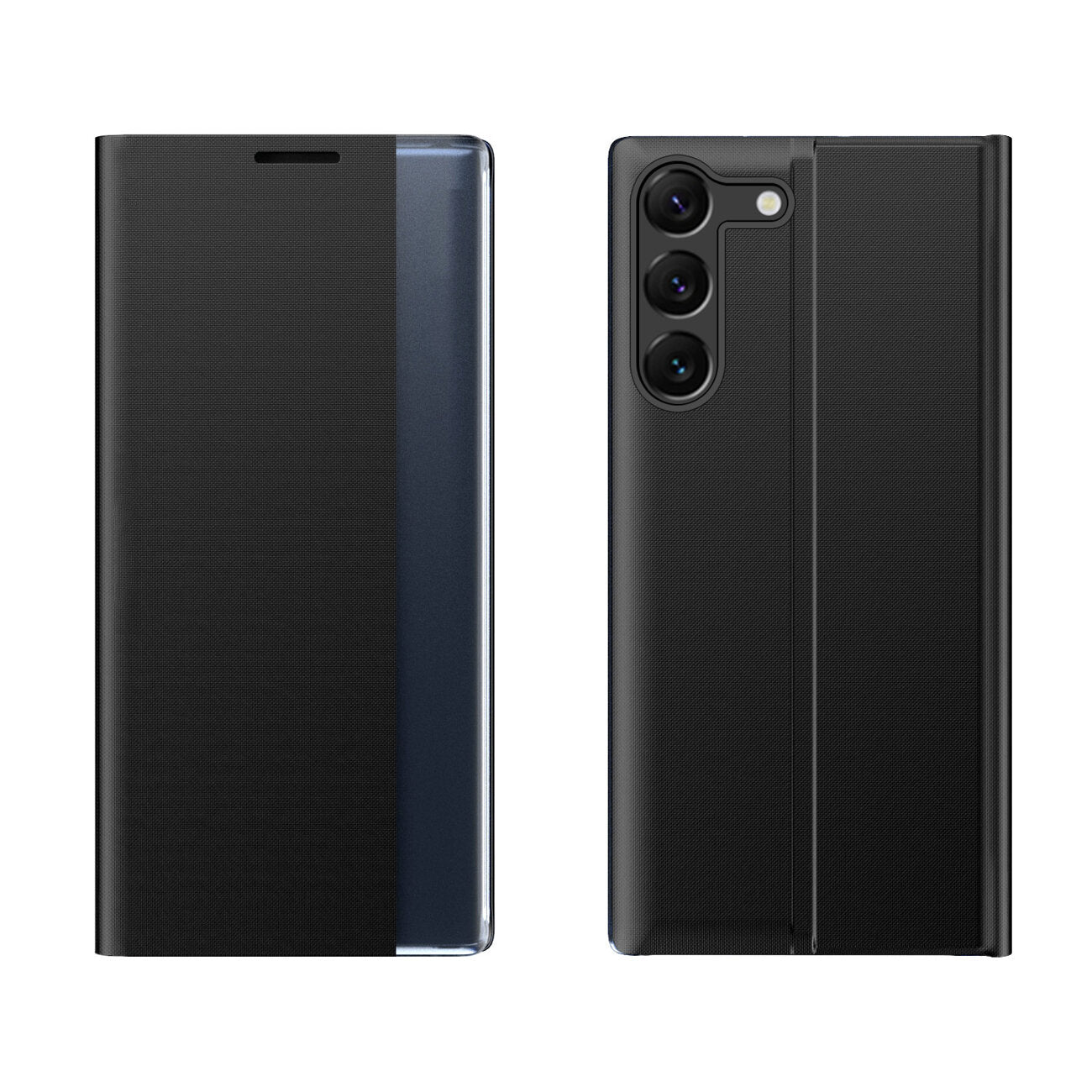 Atverčiamas dėklas Xiaomi POCO C65/Redmi 13C – juodas