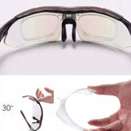 Rockbros 10003 poliarizuoti dviračio akiniai - juodi -- Cycling Eyewear