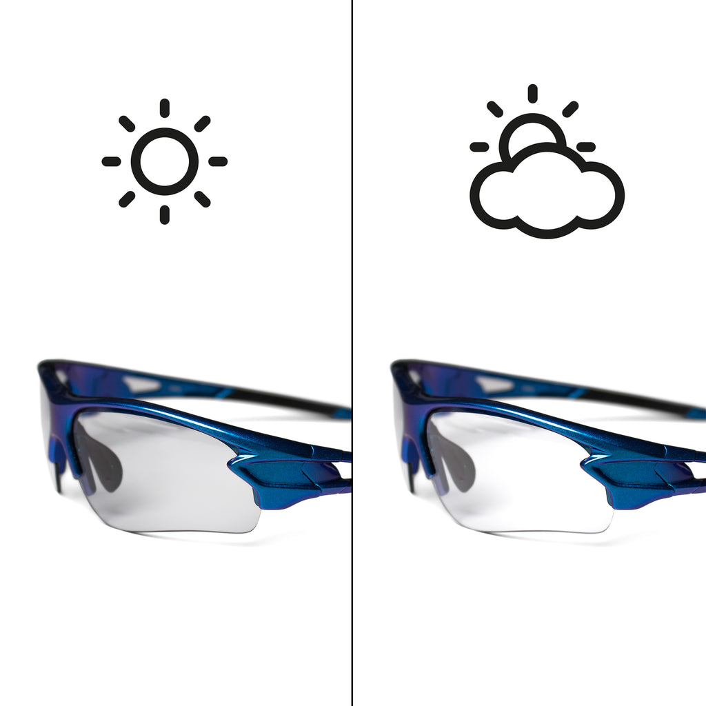Rockbros 10069 UV400 dviračio akiniai - mėlyni -- Cycling Eyewear