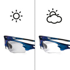 Rockbros 10069 UV400 dviračio akiniai - mėlyni -- Cycling Eyewear