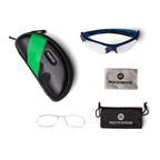 Rockbros 10069 UV400 dviračio akiniai - mėlyni -- Cycling Eyewear