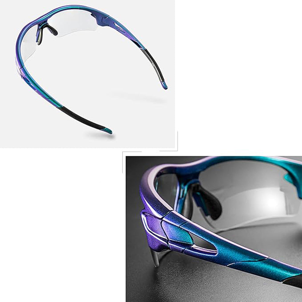 Rockbros 10069 UV400 dviračio akiniai - mėlyni -- Cycling Eyewear
