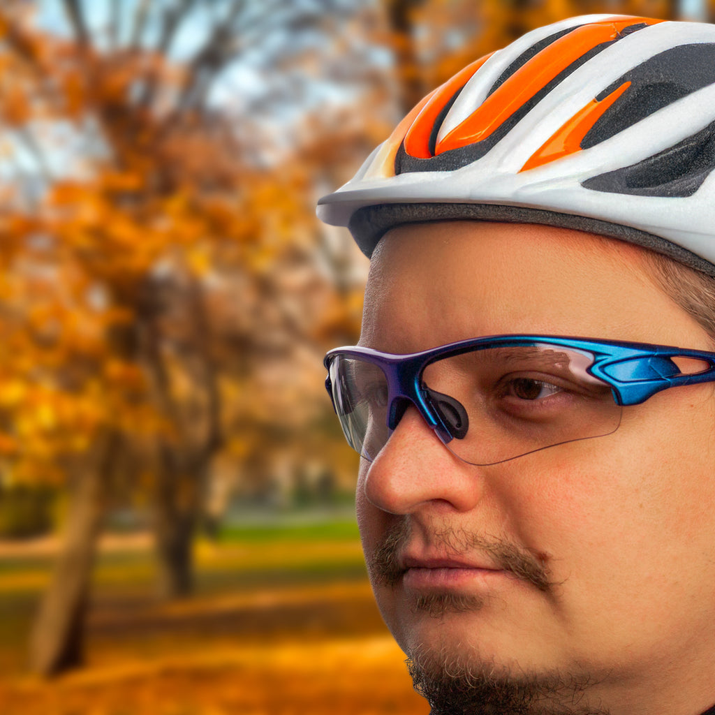 Rockbros 10069 UV400 dviračio akiniai - mėlyni -- Cycling Eyewear
