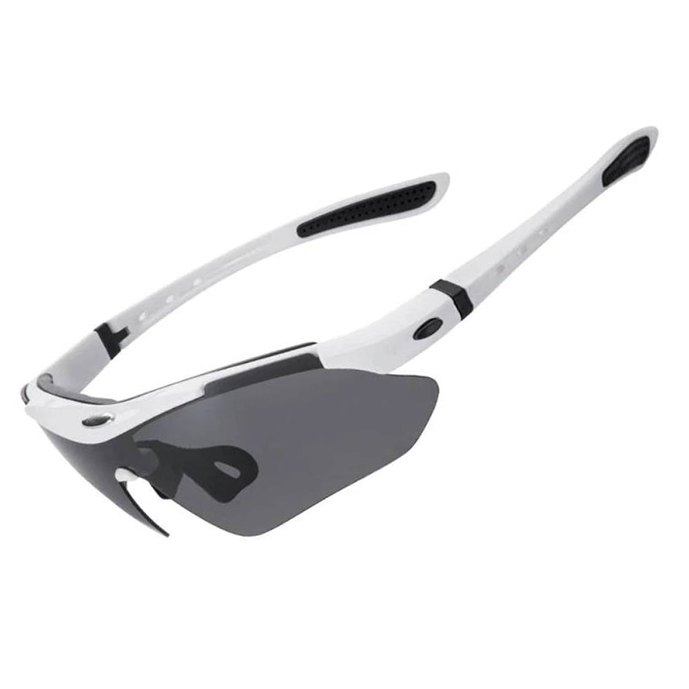 Rockbros 10142 fotochrominis UV400 dviračio akiniai - balti -- Cycling Eyewear