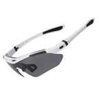 Rockbros 10142 fotochrominis UV400 dviračio akiniai - balti -- Cycling Eyewear