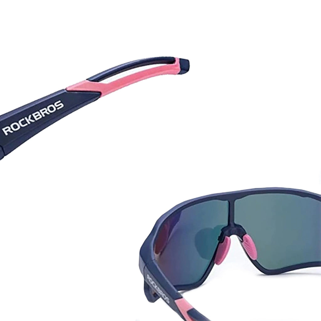 Rockbros 10134PL poliarizuoti dviračio akiniai - mėlyna-rožinė -- Cycling Eyewear