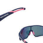 Rockbros 10134PL poliarizuoti dviračio akiniai - mėlyna-rožinė -- Cycling Eyewear