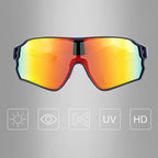 Rockbros 10134PL poliarizuoti dviračio akiniai - mėlyna-rožinė -- Cycling Eyewear
