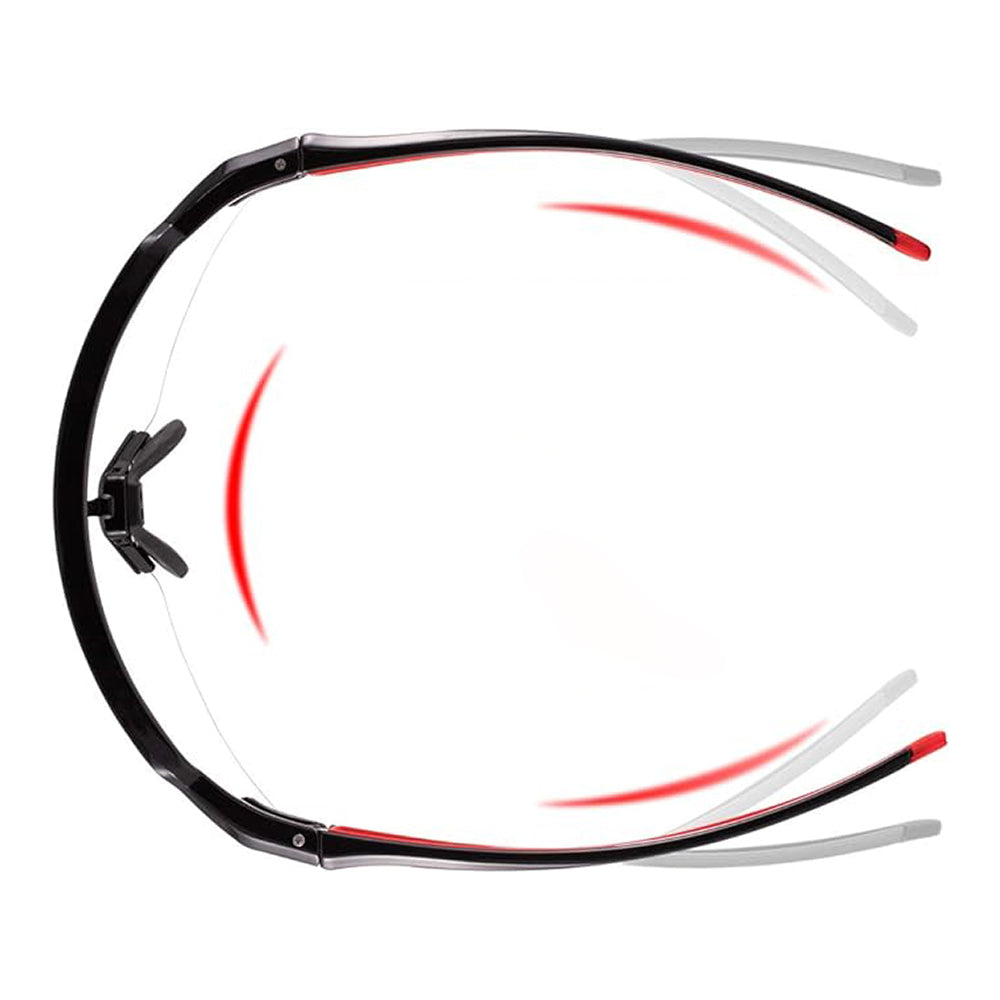 Rockbros 10173 fotochrominis dviračio akiniai - juodi ir raudoni -- Cycling Eyewear