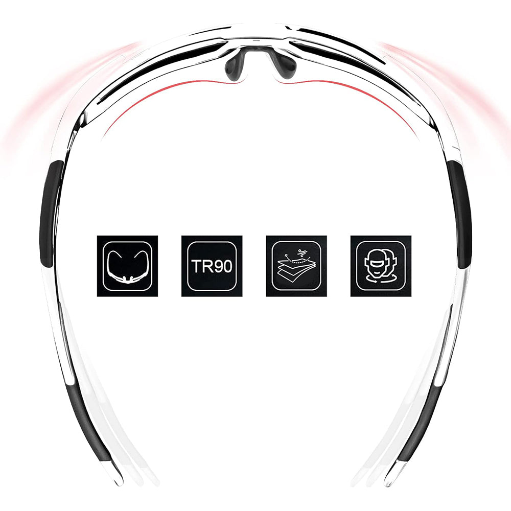 Rockbros 10183 poliarizuoti dviračio akiniai - mėlyni -- Cycling Eyewear