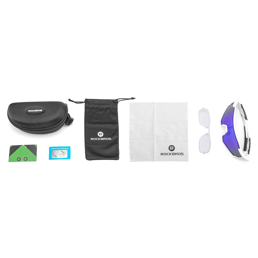 Rockbros 10183 poliarizuoti dviračio akiniai - mėlyni -- Cycling Eyewear