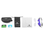 Rockbros 10183 poliarizuoti dviračio akiniai - mėlyni -- Cycling Eyewear