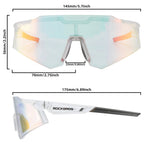 Rockbros SP291 fotochromines UV400 dviračio akiniai - balti -- Cycling Eyewear