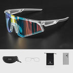 Rockbros SP291 fotochromines UV400 dviračio akiniai - balti -- Cycling Eyewear