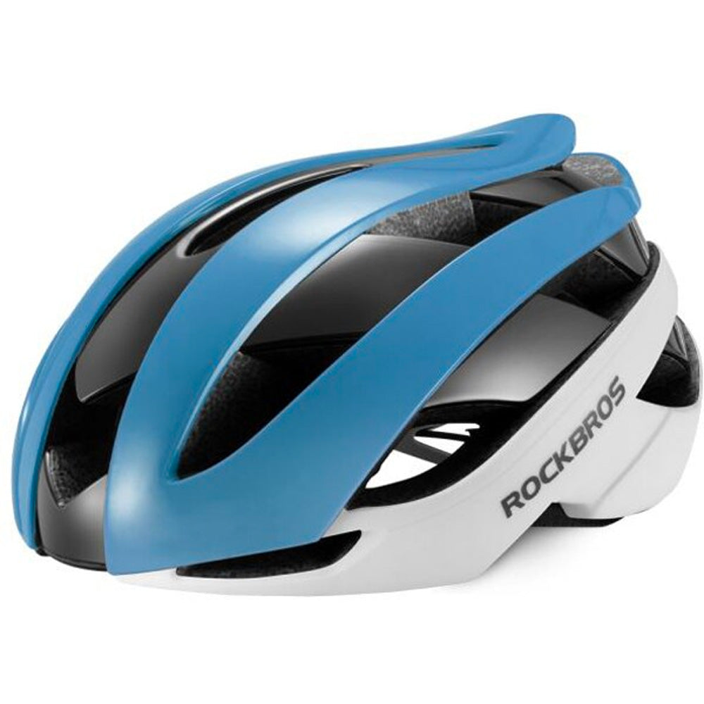 Rockbros dviračio šalmas 10110004004 dydis M - mėlyna ir balta -- Bicycle Helmets