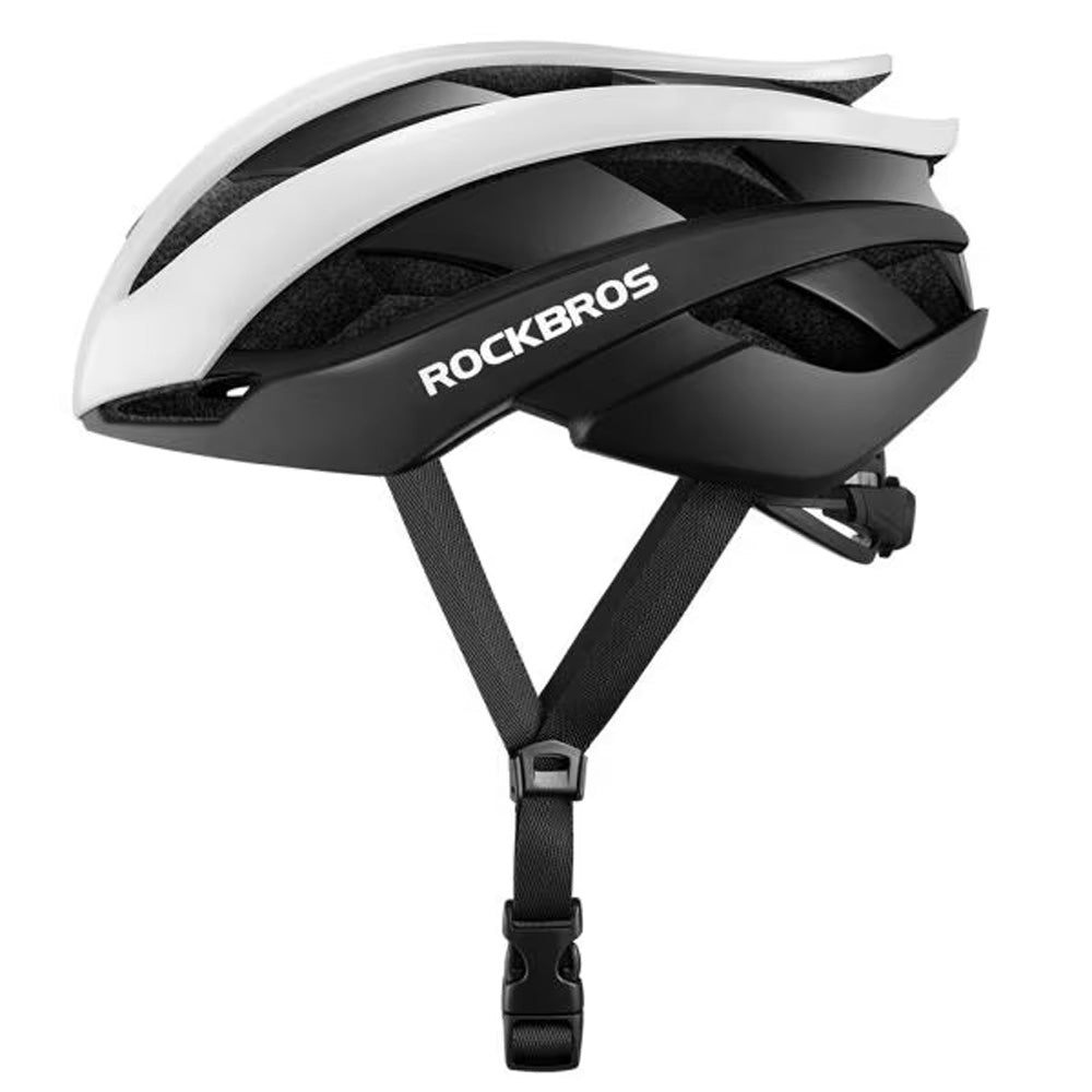 Rockbros 10110004001 dviračio šalmas, dydis L – balta ir juoda -- Bicycle Helmets
