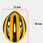 Rockbros 10110004005 dviračio šalmas, dydis L – geltona ir juoda -- Bicycle Helmets