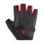 Rockbros S169BR S dviratinės pirštinės su žele įdėjimais - juodos ir raudonos -- Bicycle Gloves