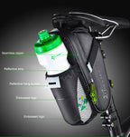 Rockbros C7-1 vandeniui atspari dviračio krepšys su balno montažu 1,5l - juodas -- Bicycle Bags
