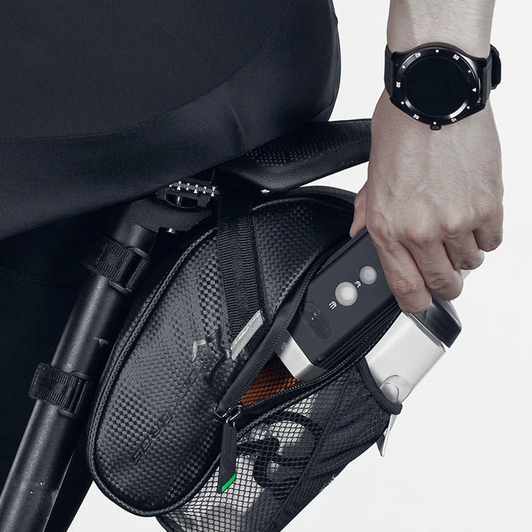 Rockbros C7-1 vandeniui atspari dviračio krepšys su balno montažu 1,5l - juodas -- Bicycle Bags