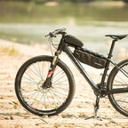 Rockbros AS-019-1 dviračio krepšys rėmui, vandeniui nepralaidus, talpa 1,6 l - juodas -- Bicycle Bags