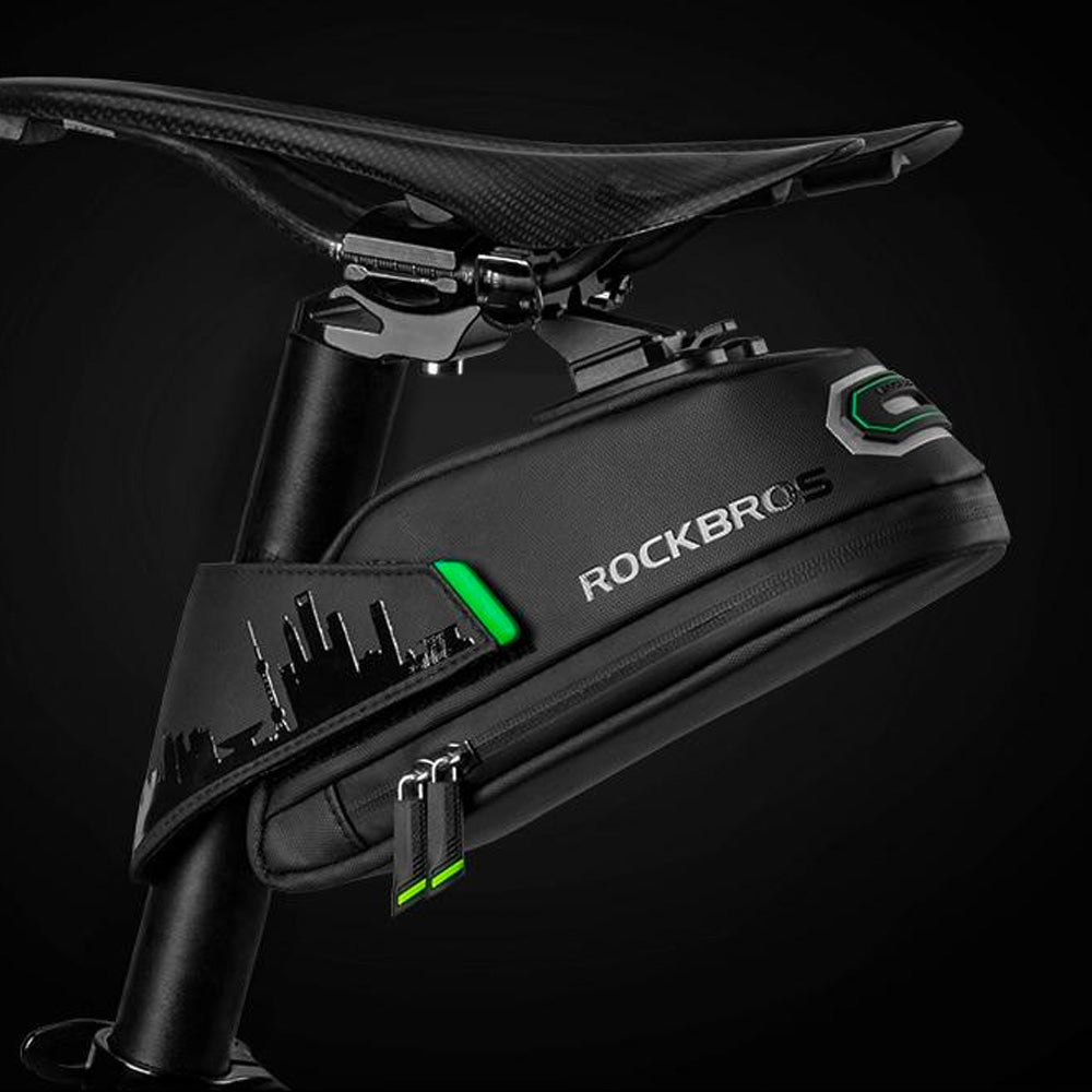 Rockbros C27-1 dviračio krepšys po sedile - juodas -- Bicycle Bags