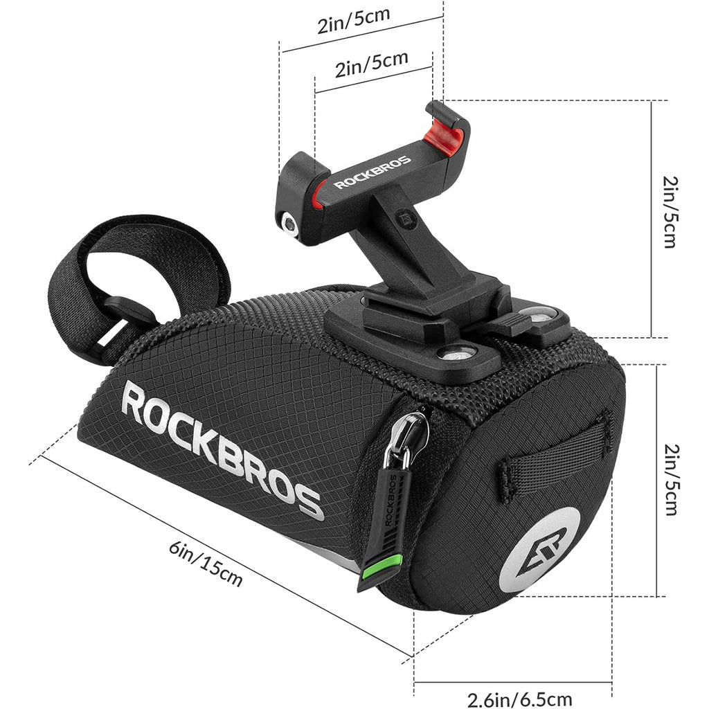 Rockbros C28 dviračio krepšys po balno - juodas -- Bicycle Bags