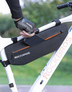 Rockbros AS-043 Velcro dviračio krepšys 3l - juodas -- Bicycle Bags