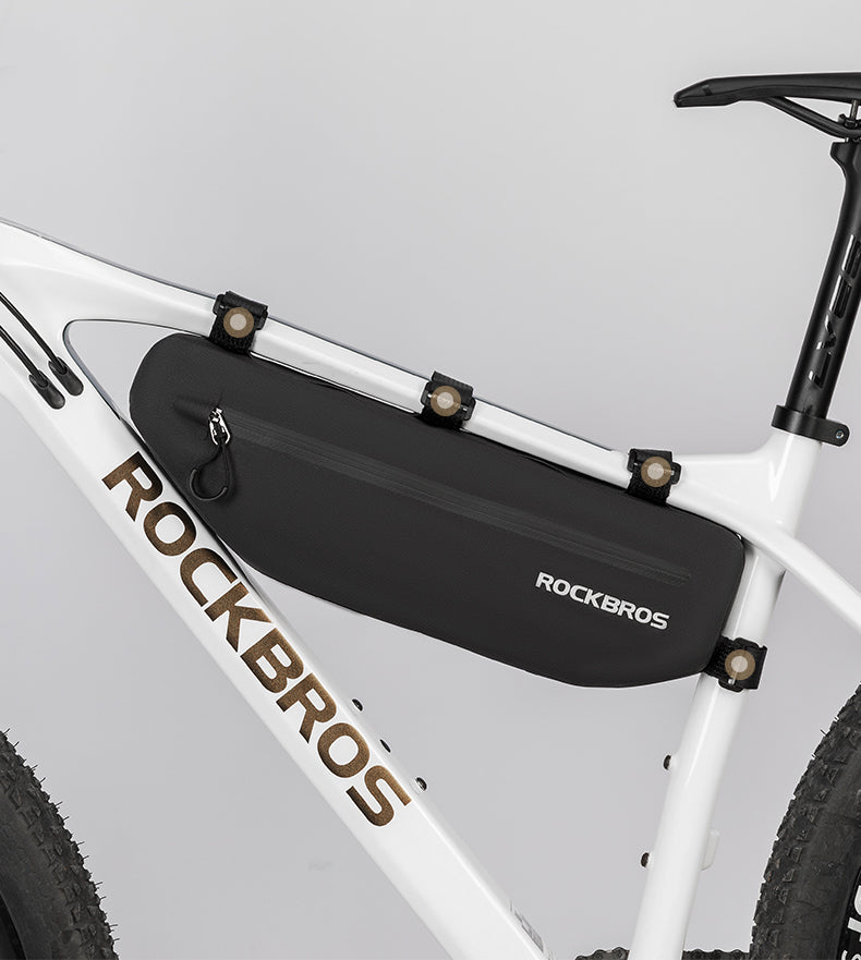 Rockbros AS-043 Velcro dviračio krepšys 3l - juodas -- Bicycle Bags