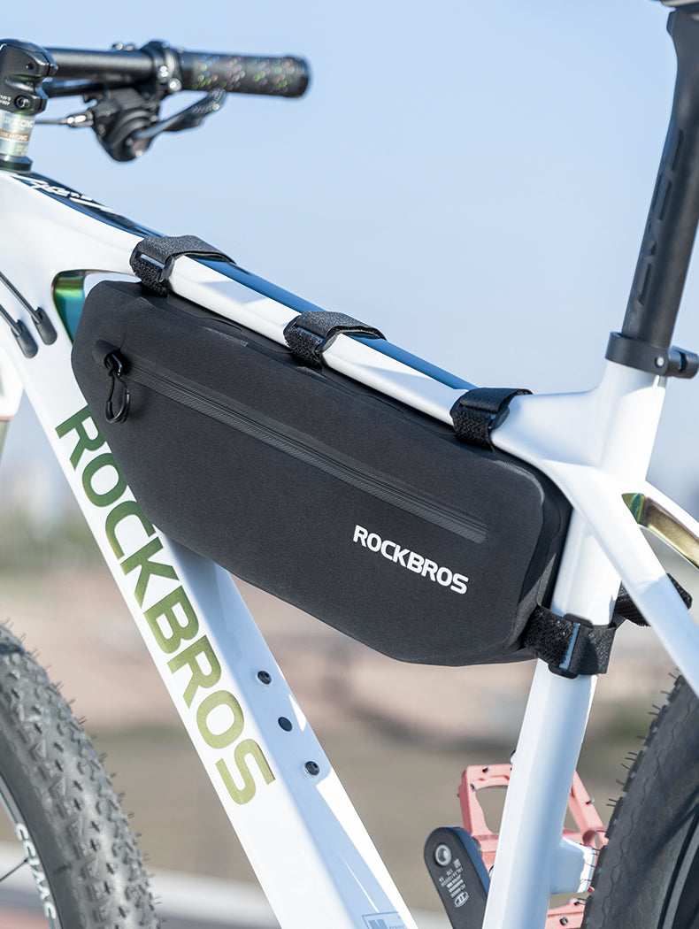 Rockbros AS-043 Velcro dviračio krepšys 3l - juodas -- Bicycle Bags