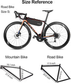 Rockbros AS-043 Velcro dviračio krepšys 3l - juodas -- Bicycle Bags