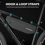 Rockbros AS-043 Velcro dviračio krepšys 3l - juodas -- Bicycle Bags