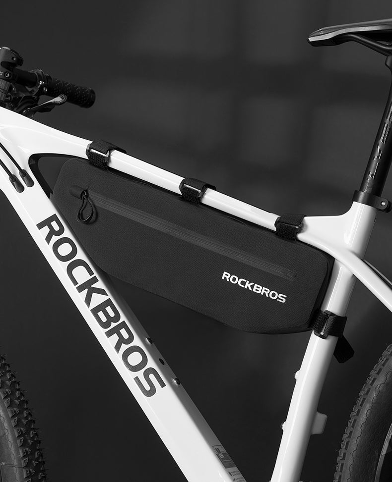 Rockbros AS-043 Velcro dviračio krepšys 3l - juodas -- Bicycle Bags