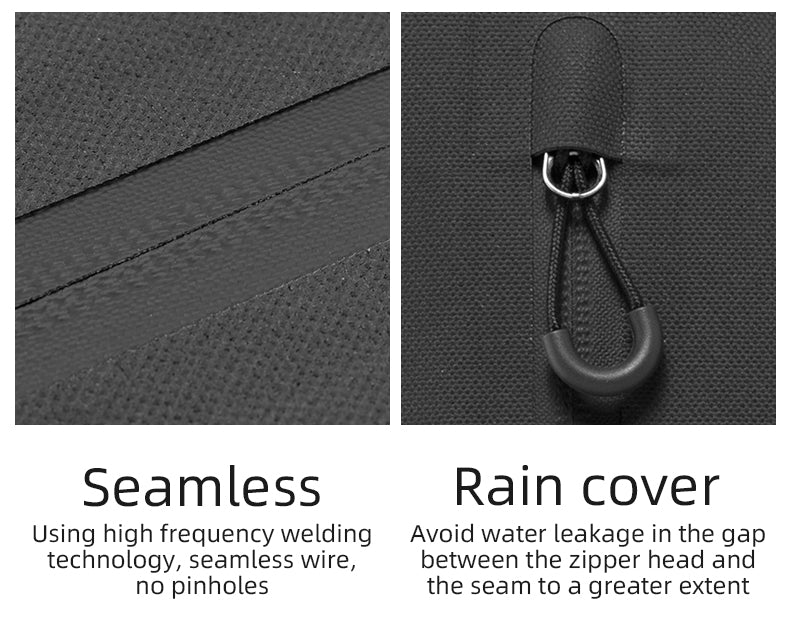 Rockbros AS-043 Velcro dviračio krepšys 3l - juodas -- Bicycle Bags