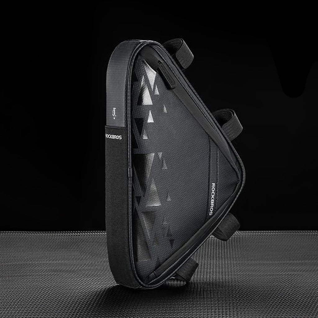 Rockbros B39-2 nepramustas dviračio rėmo krepšys - juodas -- Bicycle Bags