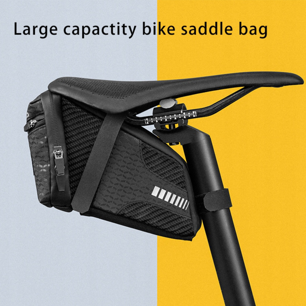 Rockbros C29-BK nepramustas dviračio krepšys po sedyne - juodas -- Bicycle Bags