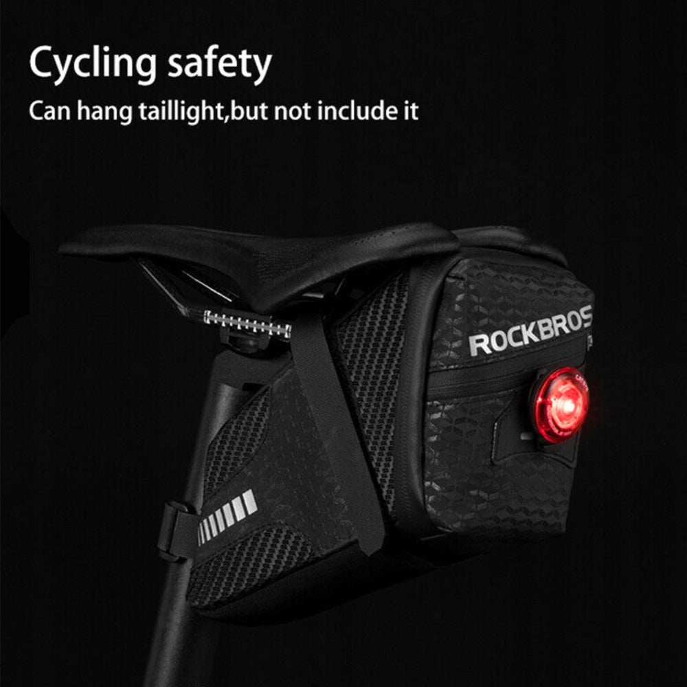 Rockbros C29-BK nepramustas dviračio krepšys po sedyne - juodas -- Bicycle Bags