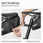 Rockbros C29-BK nepramustas dviračio krepšys po sedyne - juodas -- Bicycle Bags