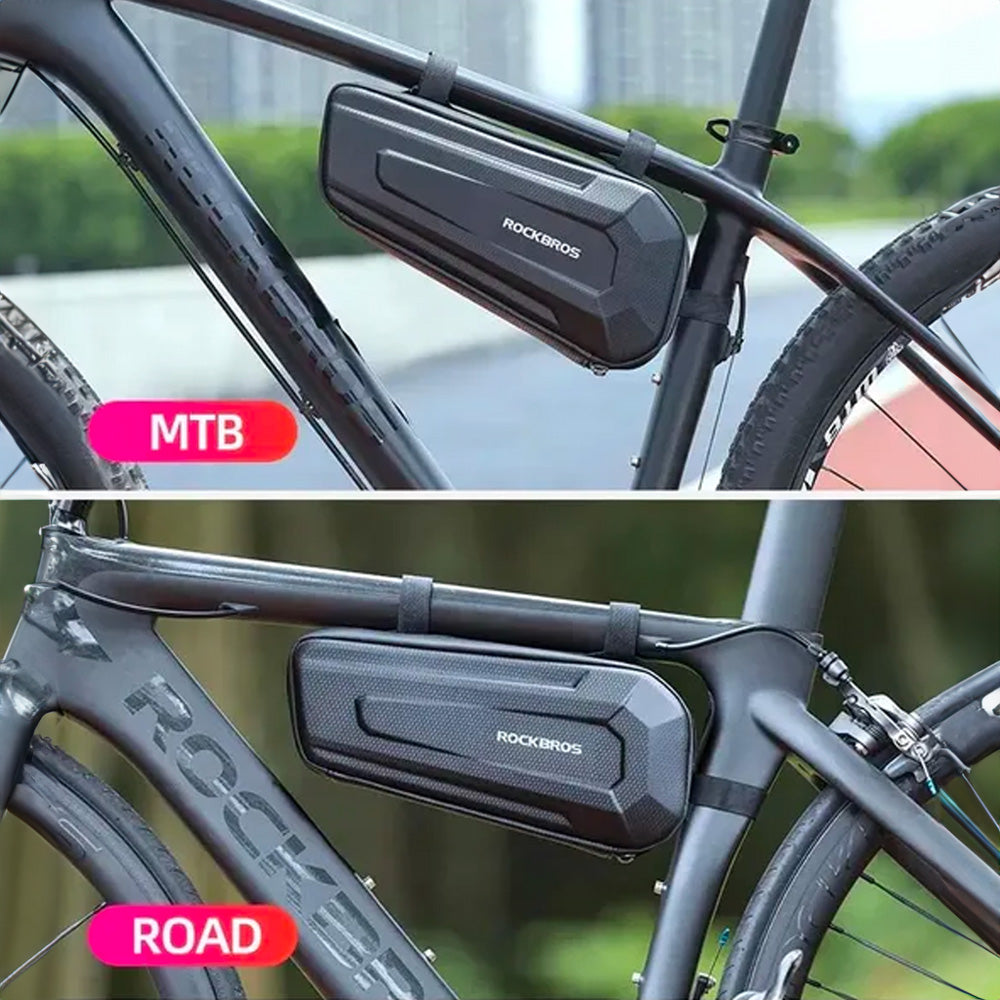 Rockbros B67 nepramustas rėmo dviračio krepšys - juodas -- Bicycle Bags