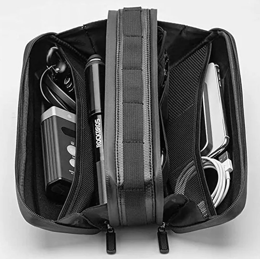 Rockbros B67 nepramustas rėmo dviračio krepšys - juodas -- Bicycle Bags
