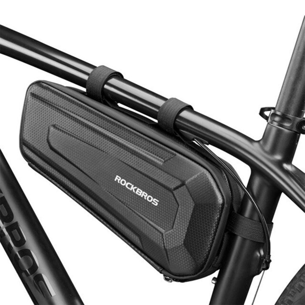 Rockbros B66 nepermerkiamas dviračio krepšys rėmui - juodas -- Bicycle Bags