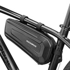 Rockbros B66 nepermerkiamas dviračio krepšys rėmui - juodas -- Bicycle Bags