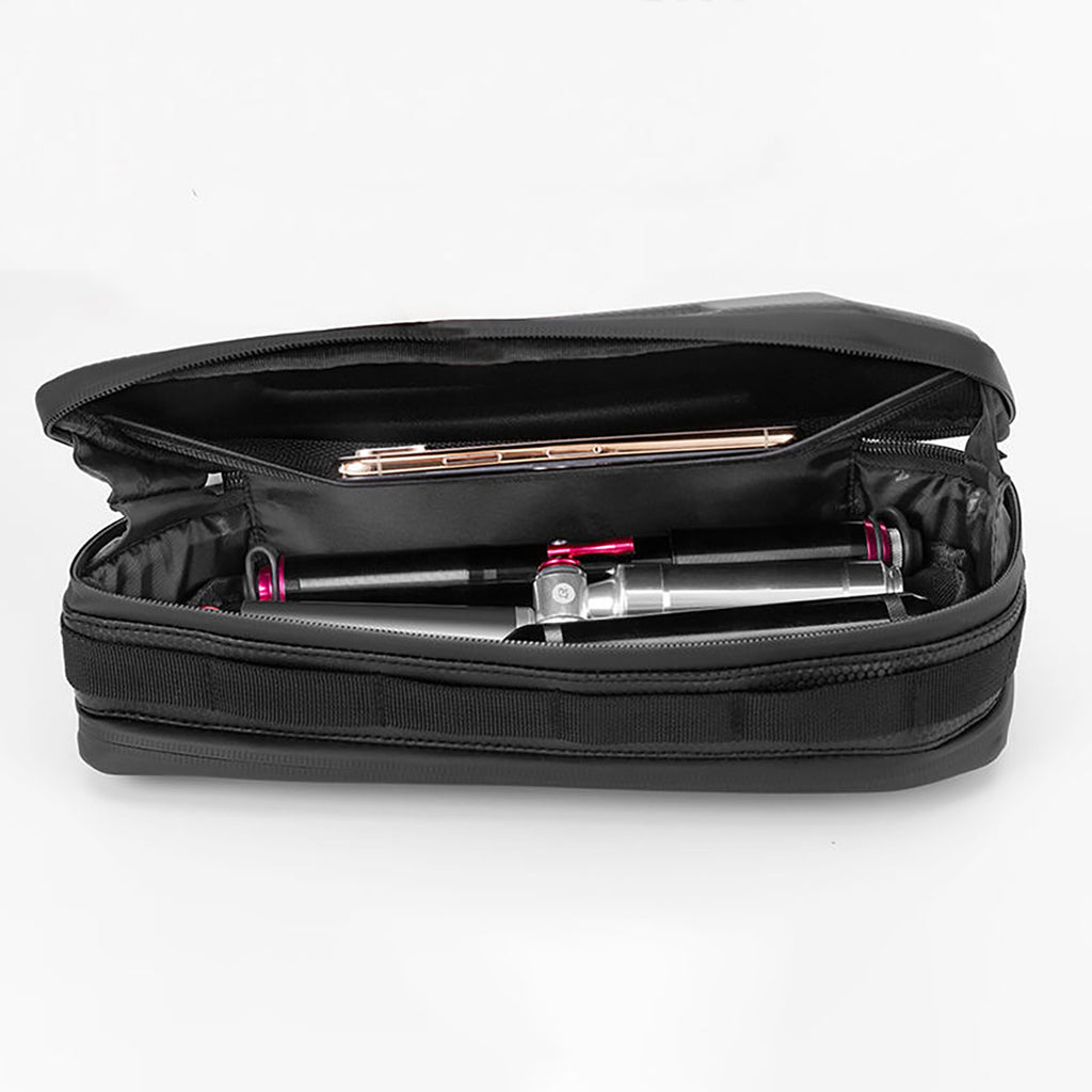 Rockbros B66 nepermerkiamas dviračio krepšys rėmui - juodas -- Bicycle Bags