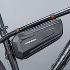 Rockbros B66 nepermerkiamas dviračio krepšys rėmui - juodas -- Bicycle Bags