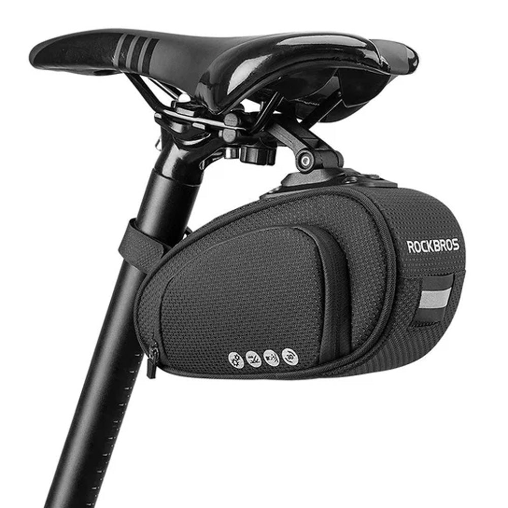 Rockbros C40 dviračio krepšys po sedile - juodas -- Bicycle Bags