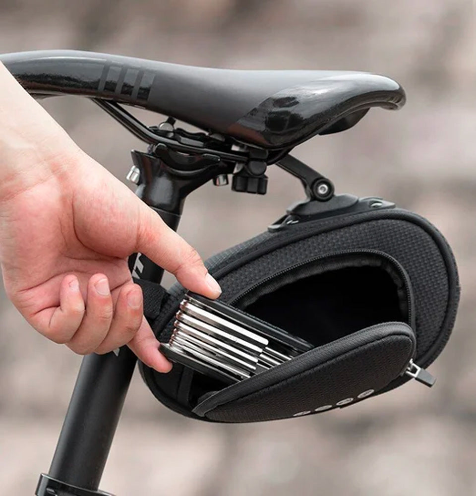 Rockbros C40 dviračio krepšys po sedile - juodas -- Bicycle Bags